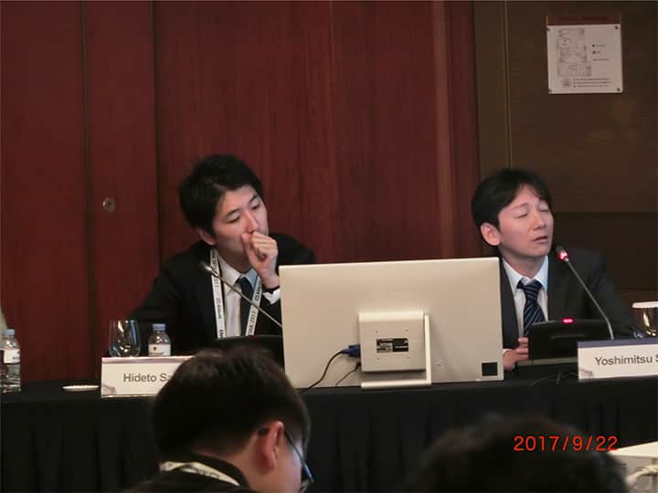 Panelistのお仕事を頂きました。緊張しました。。。（お隣には蘇我先生がいらっしゃいました。）