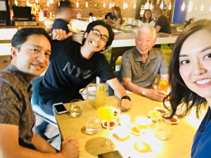 Janet夫婦と食事