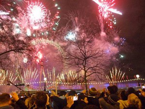 New Year's Eve fireworks London