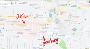 広大なCCFの敷地:お隣はケースウエスタン大学。パーキングから歩くと広さを実感する。