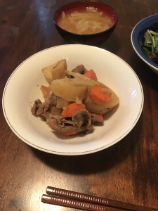 japanese soul foodである肉じゃがをアメリカにて
